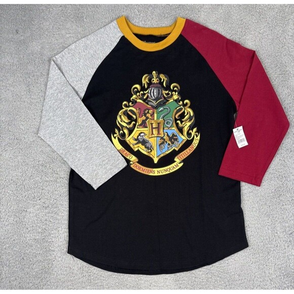 Harry Potter Shirt Mens Size Small Draco Crest Long Sleeve Shirt New w Tags - Picture 1 of 7